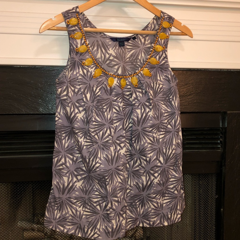 Boden Beaded Cotton Tank